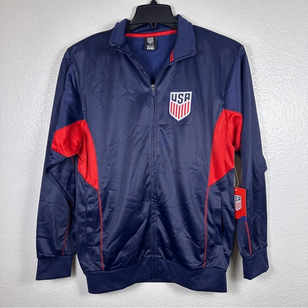 Icon Sports Group USA Soccer Jacket
Navy/Red Medium Licensed